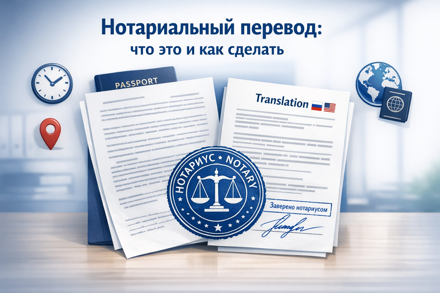 Нотариальный перевод – что это, зачем нужен и как сделать